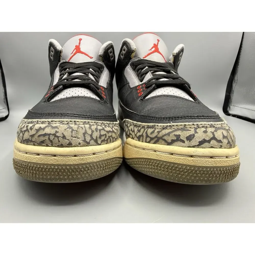AIR JORDAN 3 Retro OG Black Cement 2018 Shoes Sneakers Men's Size 11
